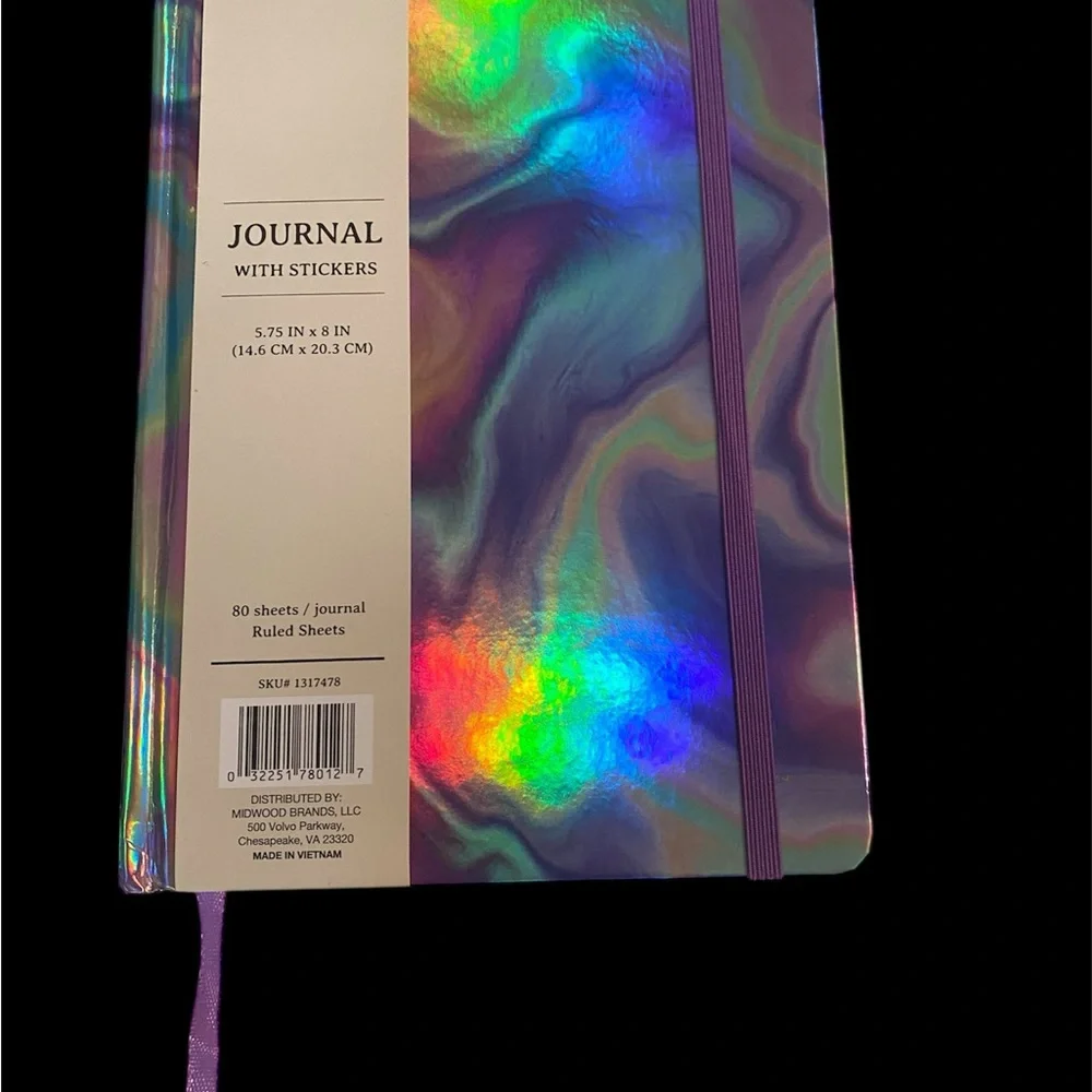 Holographic Journal with Stickers
